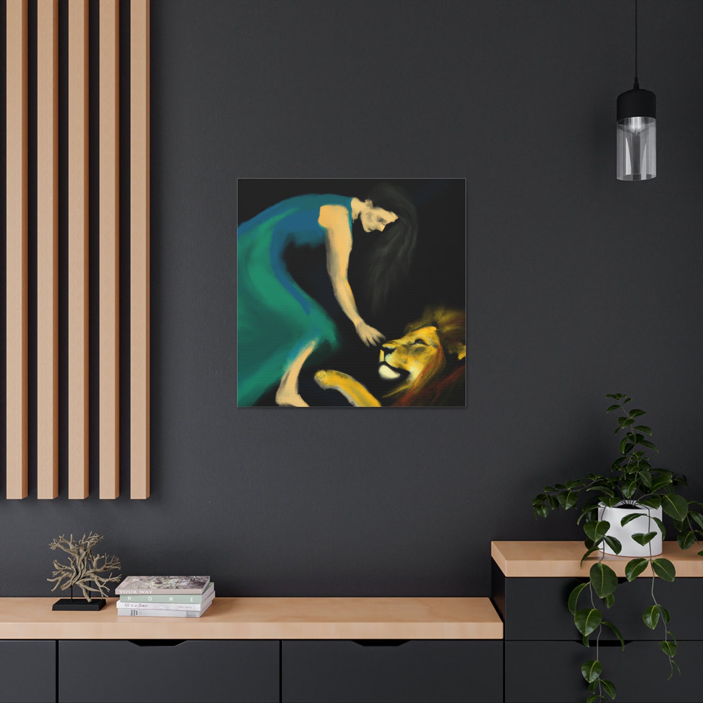 "Striking Strength with Style Inspired by Willem de Kooning | Canvas Prints" by PenPencilArt