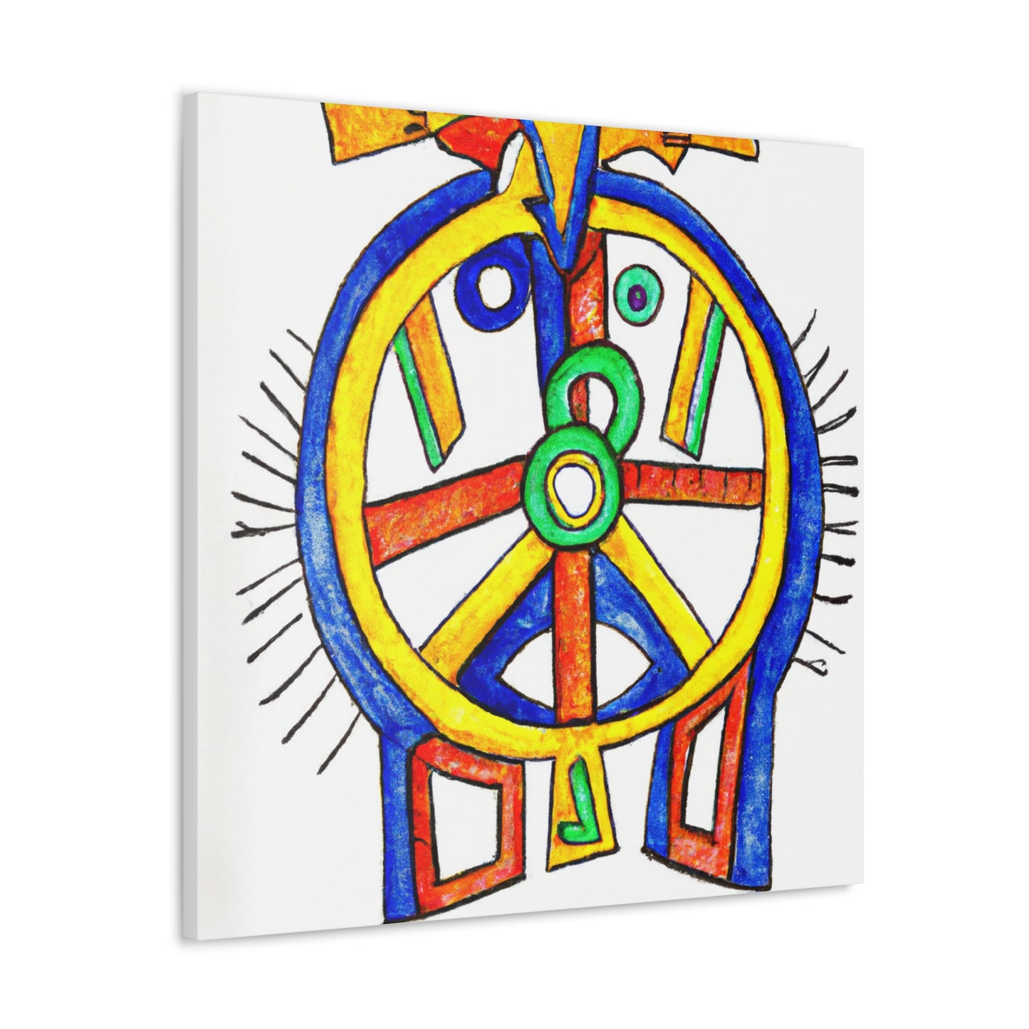 "Modern Fortune Canvas Print Inspired by Pablo Picasso" by PenPencilArt