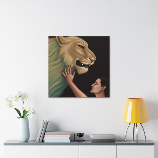 "Strength-Inspired Canvas Prints in the Style of Georgia O'Keeffe" by PenPencilArt