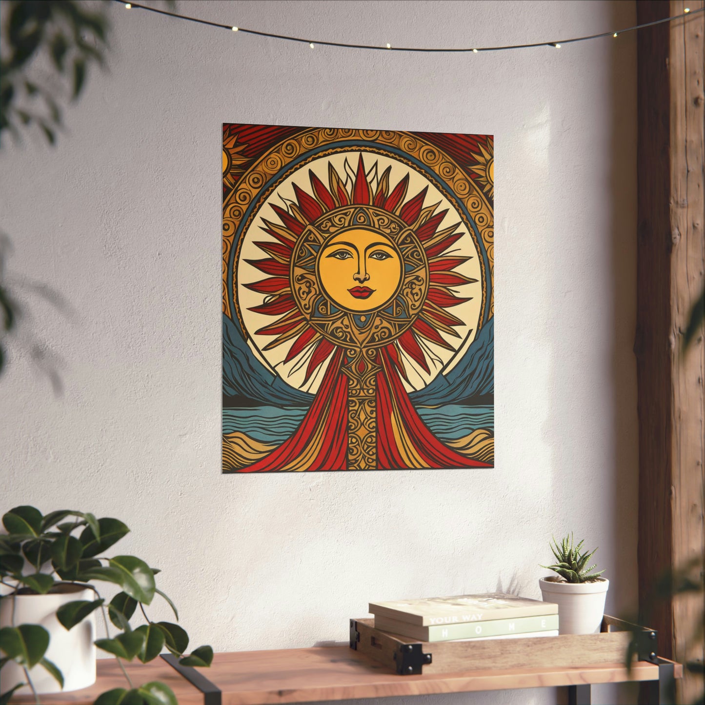 "Mel Ramos-Inspired Sun Poster Print: Brighten Up Your Space" by PenPencilArt