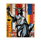 Mimmo Rotella-Inspired Justice Poster Prints by PenPencilArt