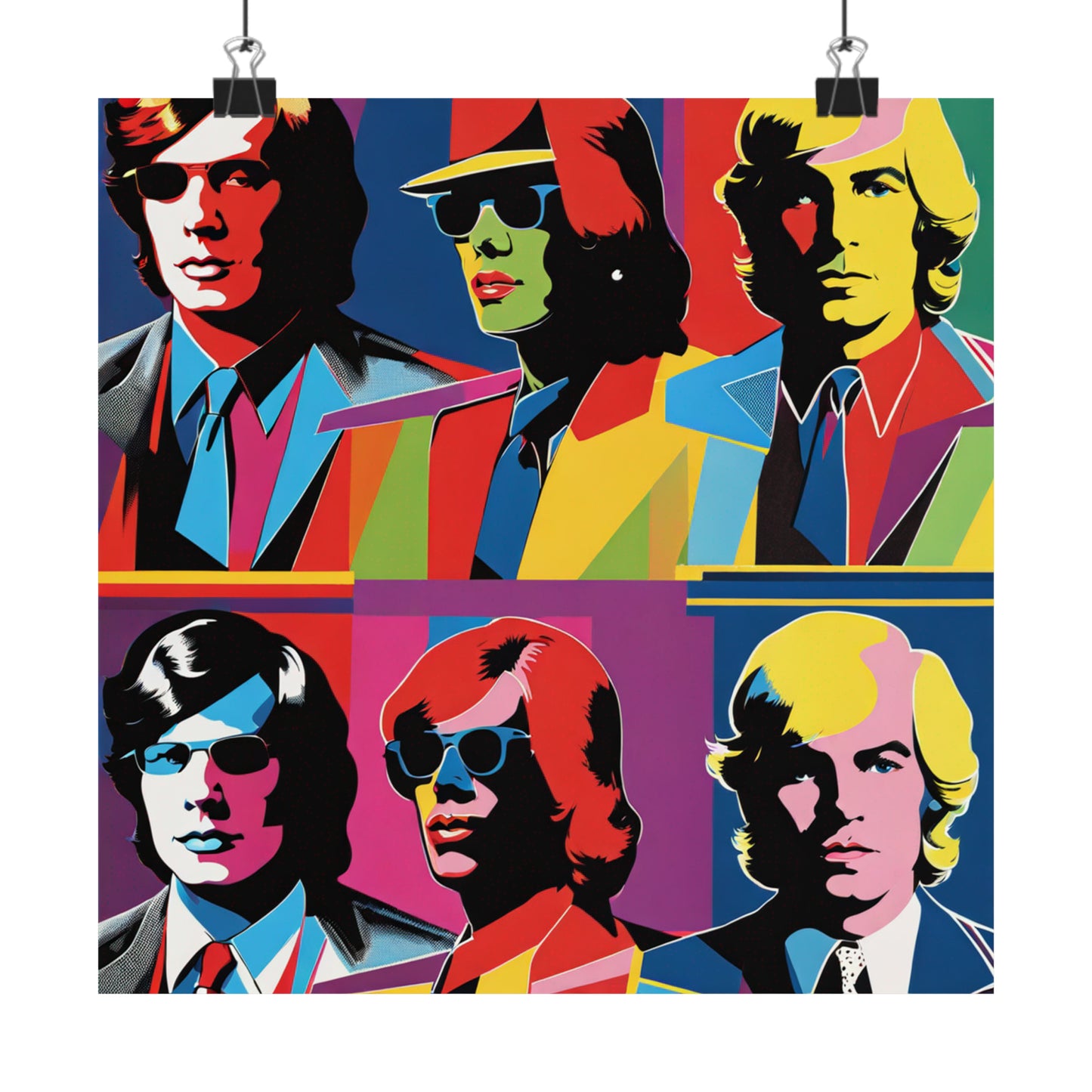 "Andy Warhol-Inspired Justice Poster Prints for Home Decor" by PenPencilArt