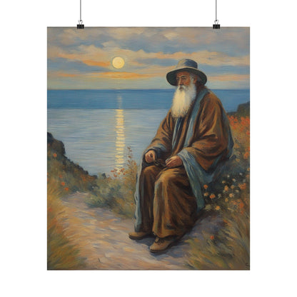 "Claude Monet Inspired Hermit Poster Print - Home Decor Art". by PenPencilArt