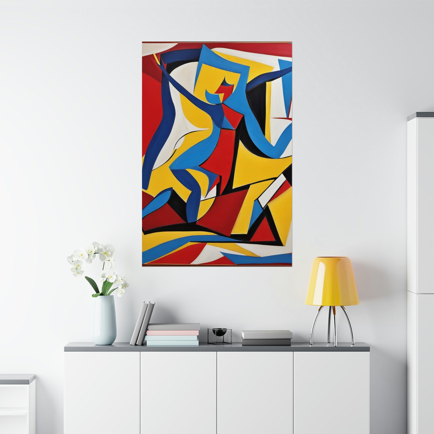 "The Art of Justice: A Willem de Kooning-Inspired Poster Print" by PenPencilArt