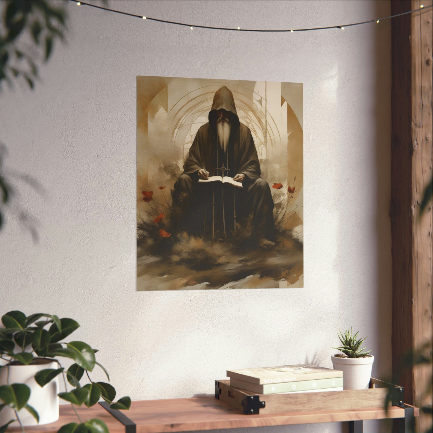 "Fine Art Poster Prints Inspired by Brad Kunkle, Russ Mills, and Andrey Gordeev: The Hermit" by PenPencilArt