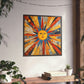 "Jasper Johns Inspired Sun Poster Print" by PenPencilArt