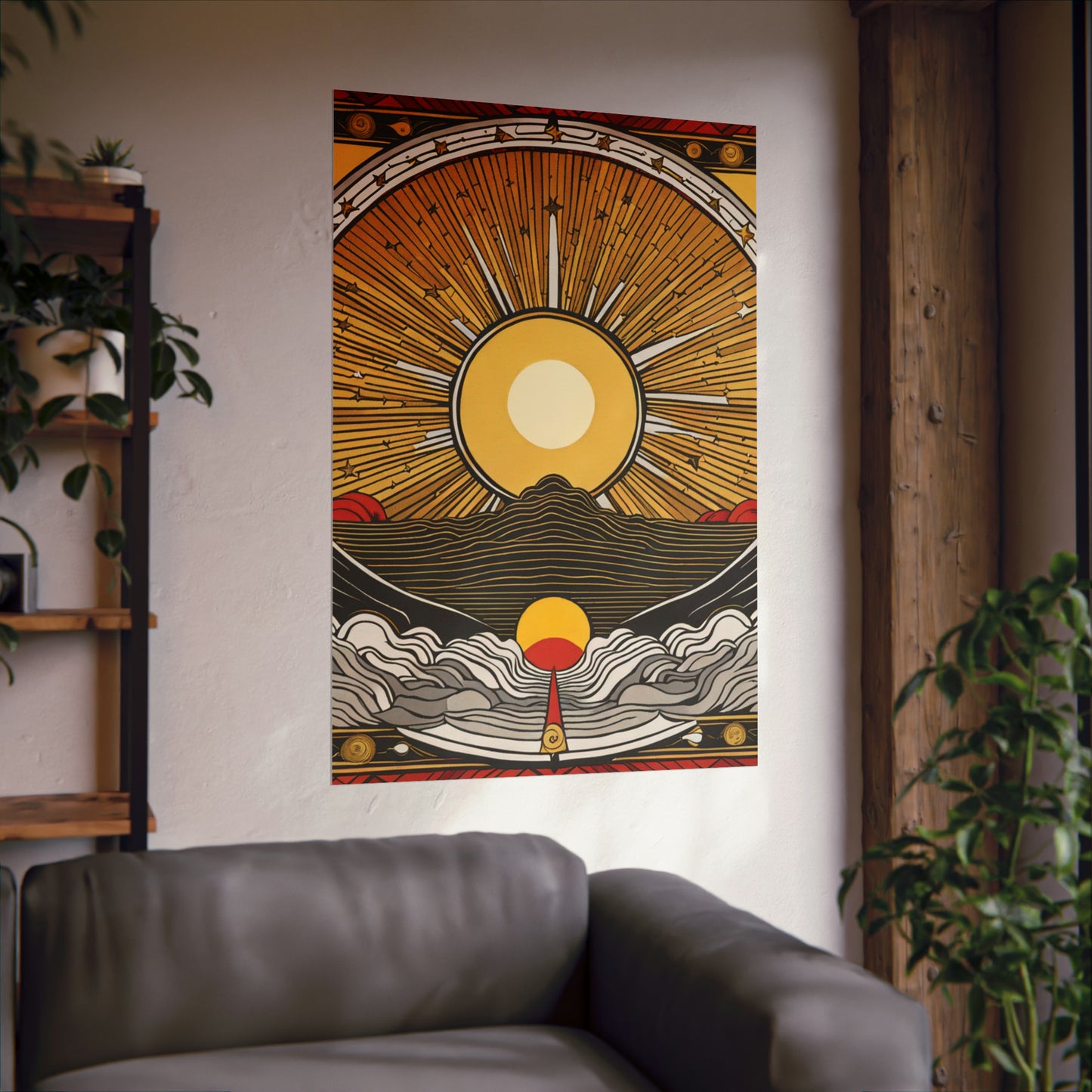 "Jason Benjamin-Inspired "The Sun" Poster Print Artwork" by PenPencilArt