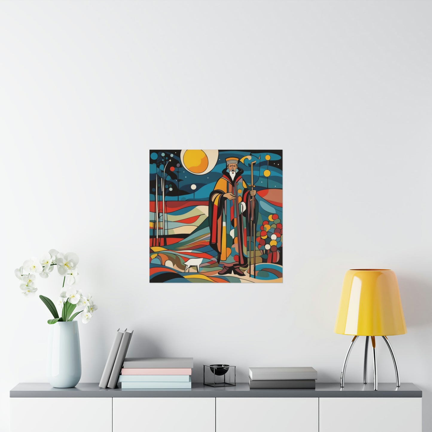 "The Hermit Poster by Wassily Kandinsky - Modern Art Inspired Print" by PenPencilArt