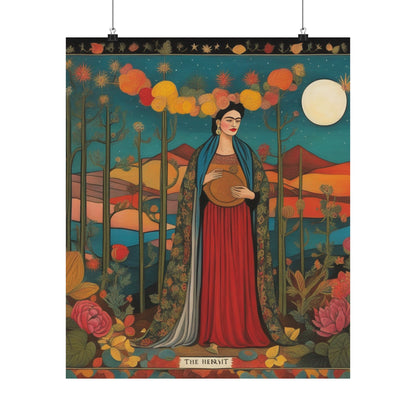 Printed Poster of "The Hermit" - Frida Kahlo Artistic Inspiration by PenPencilArt