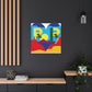 "Robert Indiana Inspired Desert Landscape Canvas Print" by PenPencilArt