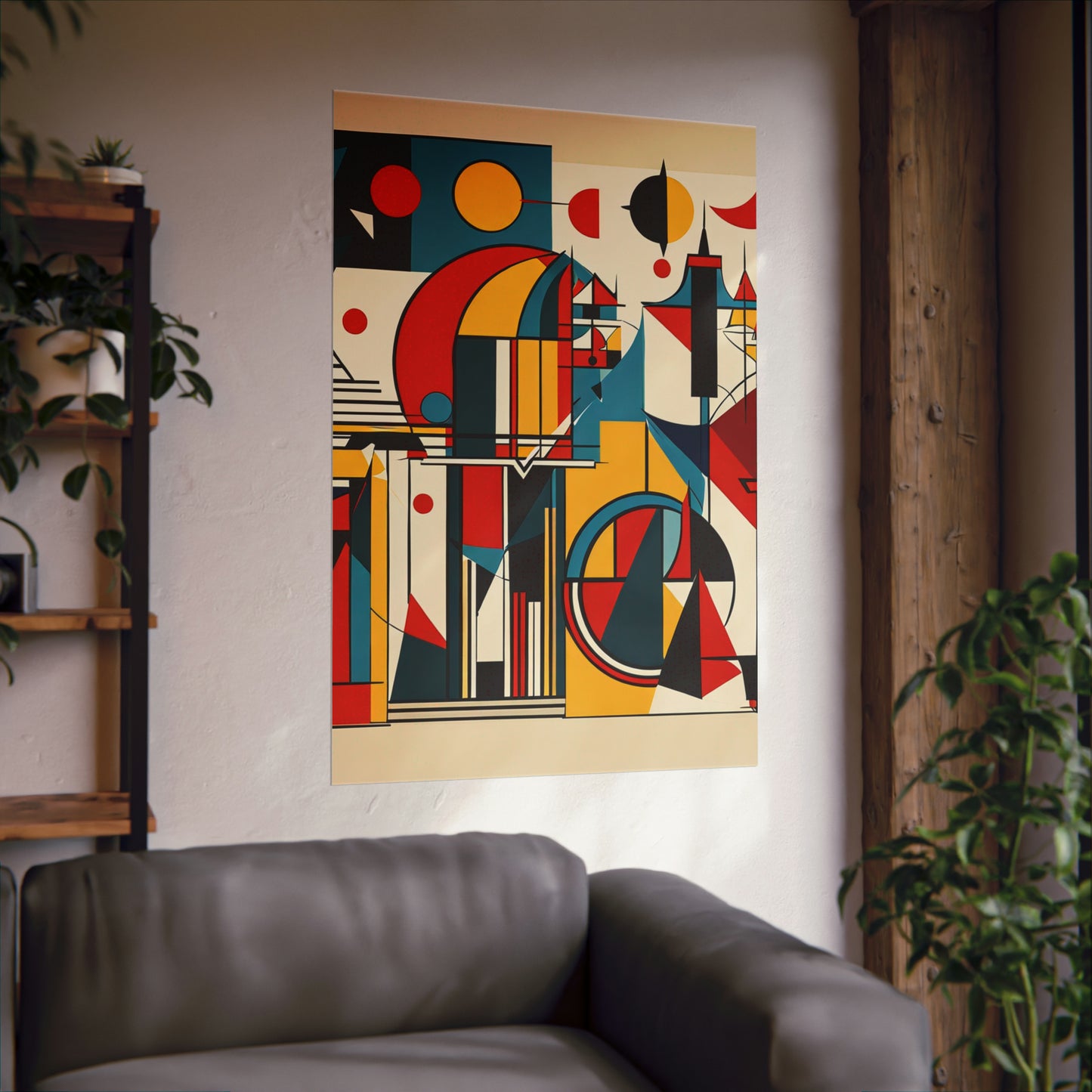 "Abstract Kandinsky-Inspired Justice Poster Print" by PenPencilArt