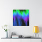 "Aurora Borealis Canvas Print Inspired by Clyfford Still" by PenPencilArt