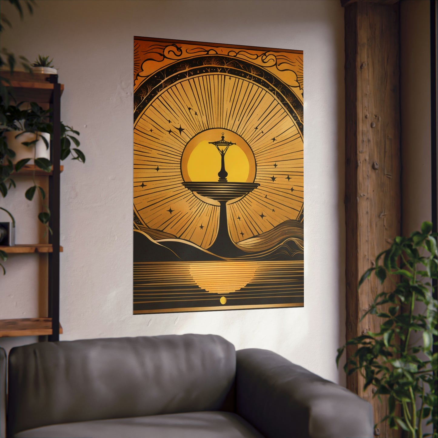 "Salvador Dalí Inspired 'The Sun' Poster Prints" by PenPencilArt