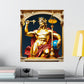 "Modern Art Print - Jeff Koons-inspired Justice Poster" by PenPencilArt