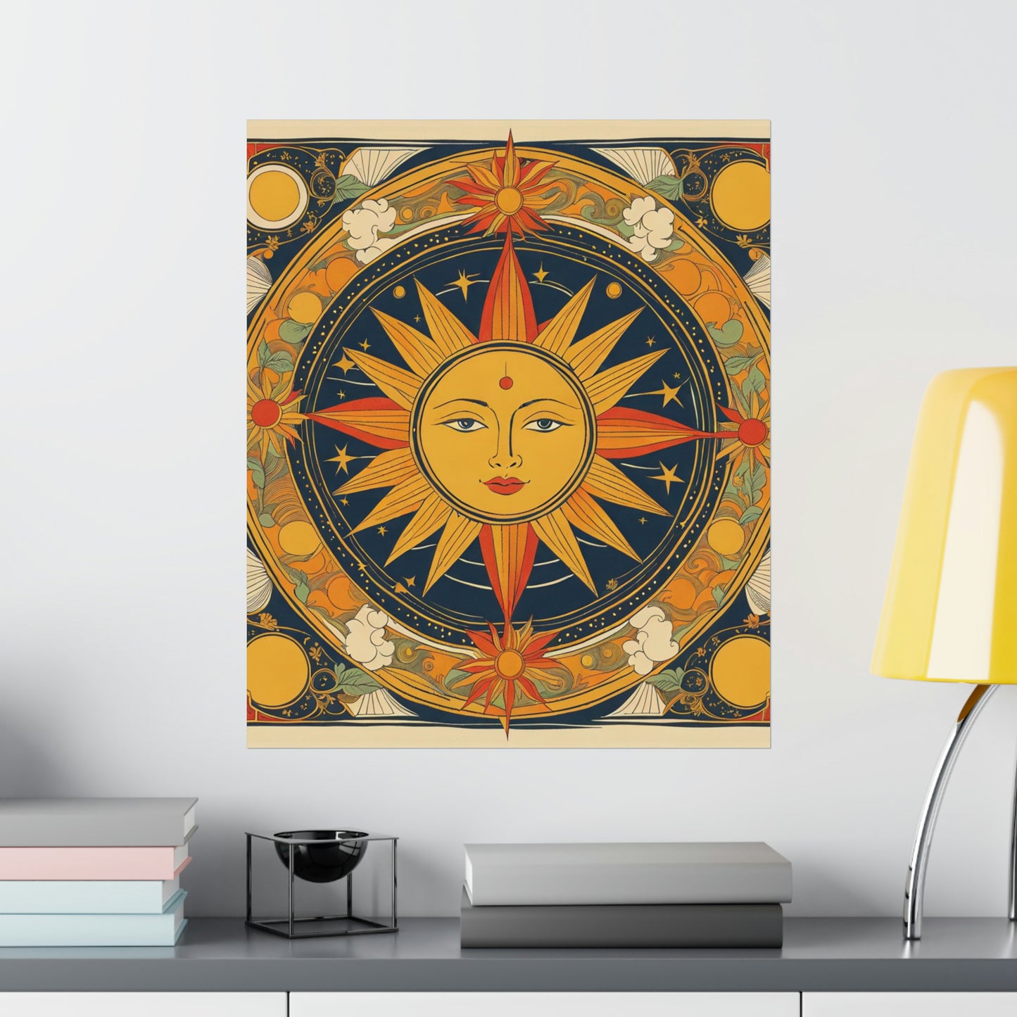 "Nara Yoshimoto-Inspired 'The Sun' Poster Print" by PenPencilArt