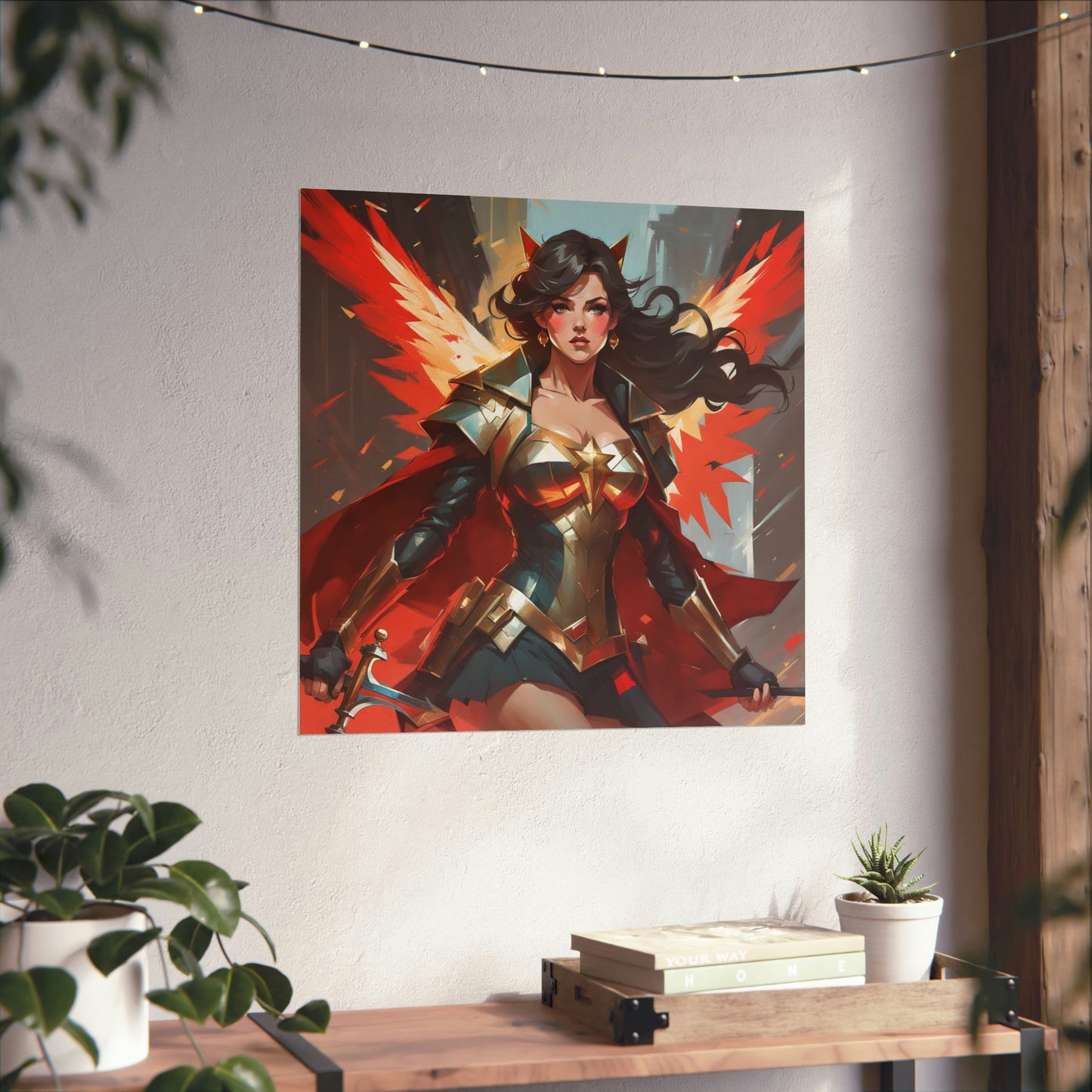 "Krenz Cushart-Inspired Justice Print from Kawacy & Neoism" by PenPencilArt