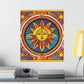 "Vibrant Peter Max-Inspired Sun Art Prints" by PenPencilArt