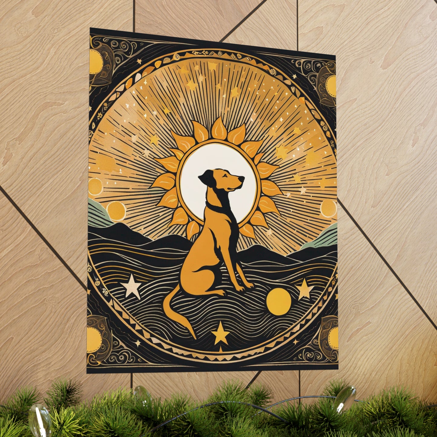 "Elke Vogelsang-Inspired 'The Sun' Poster Print" by PenPencilArt