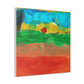 "Desert Landscape Canvas Prints Inspired by Helen Frankenthaler" by PenPencilArt