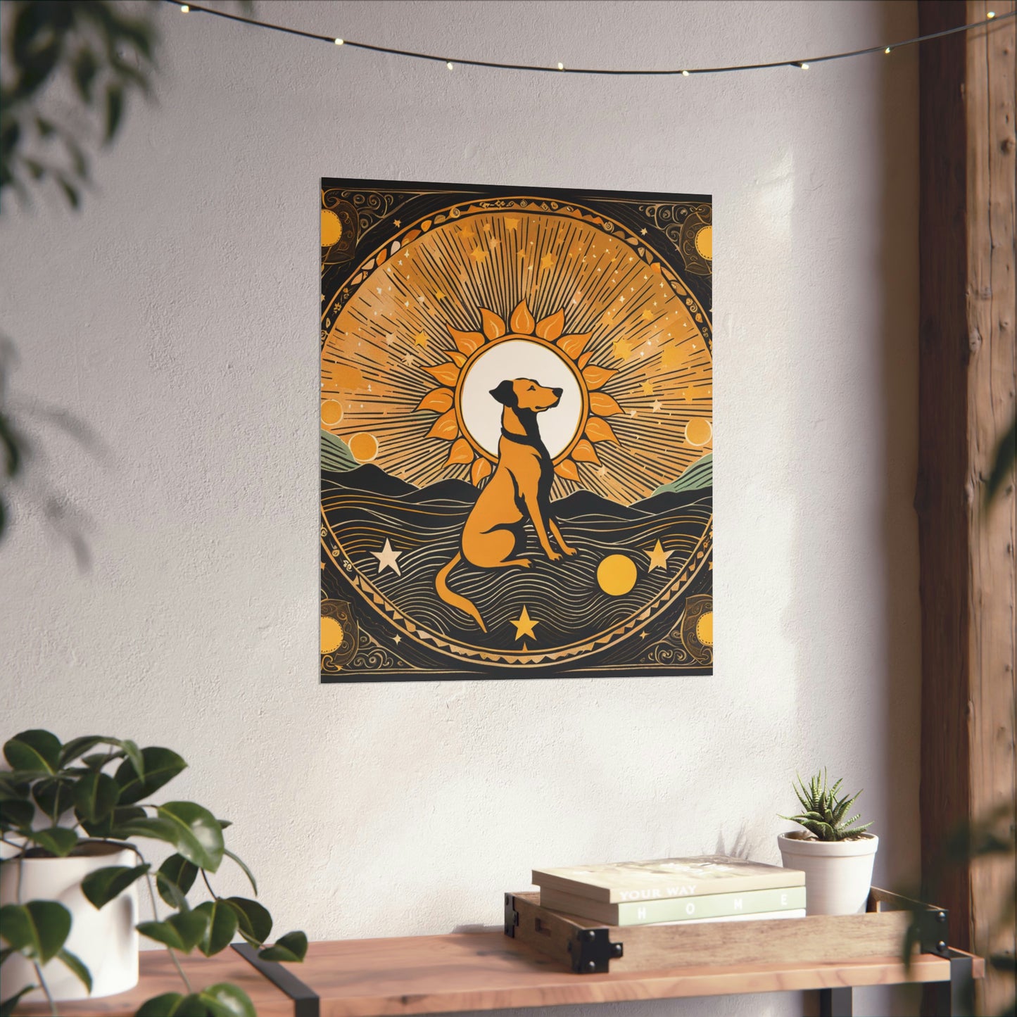 "Elke Vogelsang-Inspired 'The Sun' Poster Print" by PenPencilArt