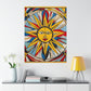 "Willem de Kooning Inspired Sun Poster Print" by PenPencilArt