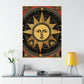 "Contemporary Wall Art Poster Print Featuring 'The Sun' by James Gill" by PenPencilArt