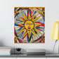 "Willem de Kooning Inspired Sun Poster Print" by PenPencilArt