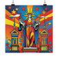 "Peter Max Inspired Justice Poster Prints" by PenPencilArt