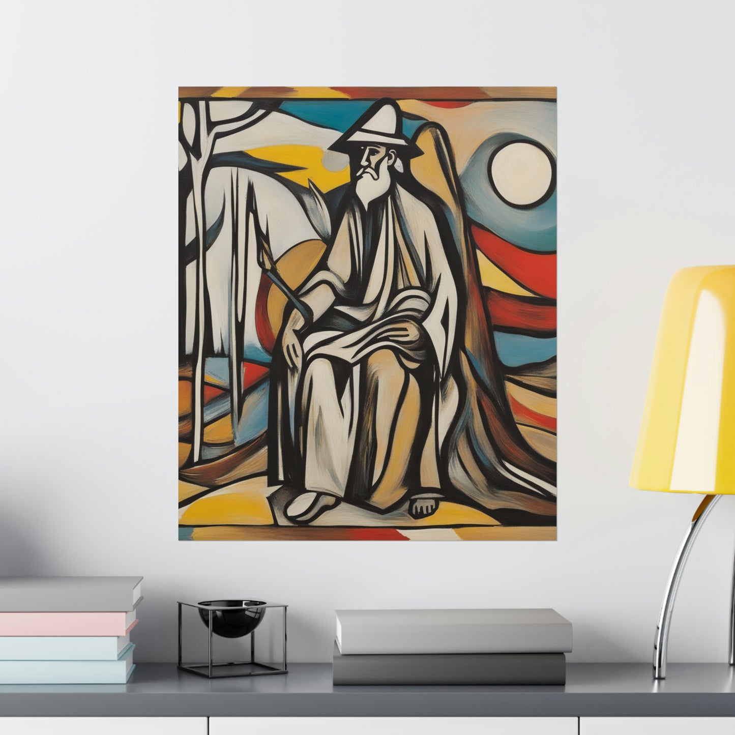 "Style-Inspired Poster Print: Willem de Kooning's "The Hermit" by PenPencilArt