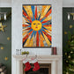 "Jasper Johns Inspired Sun Poster Print" by PenPencilArt