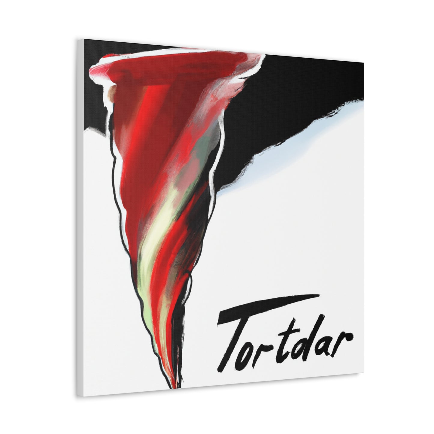 "Texas Tornado Canvas Print Inspired by Georgia O'Keeffe" by PenPencilArt