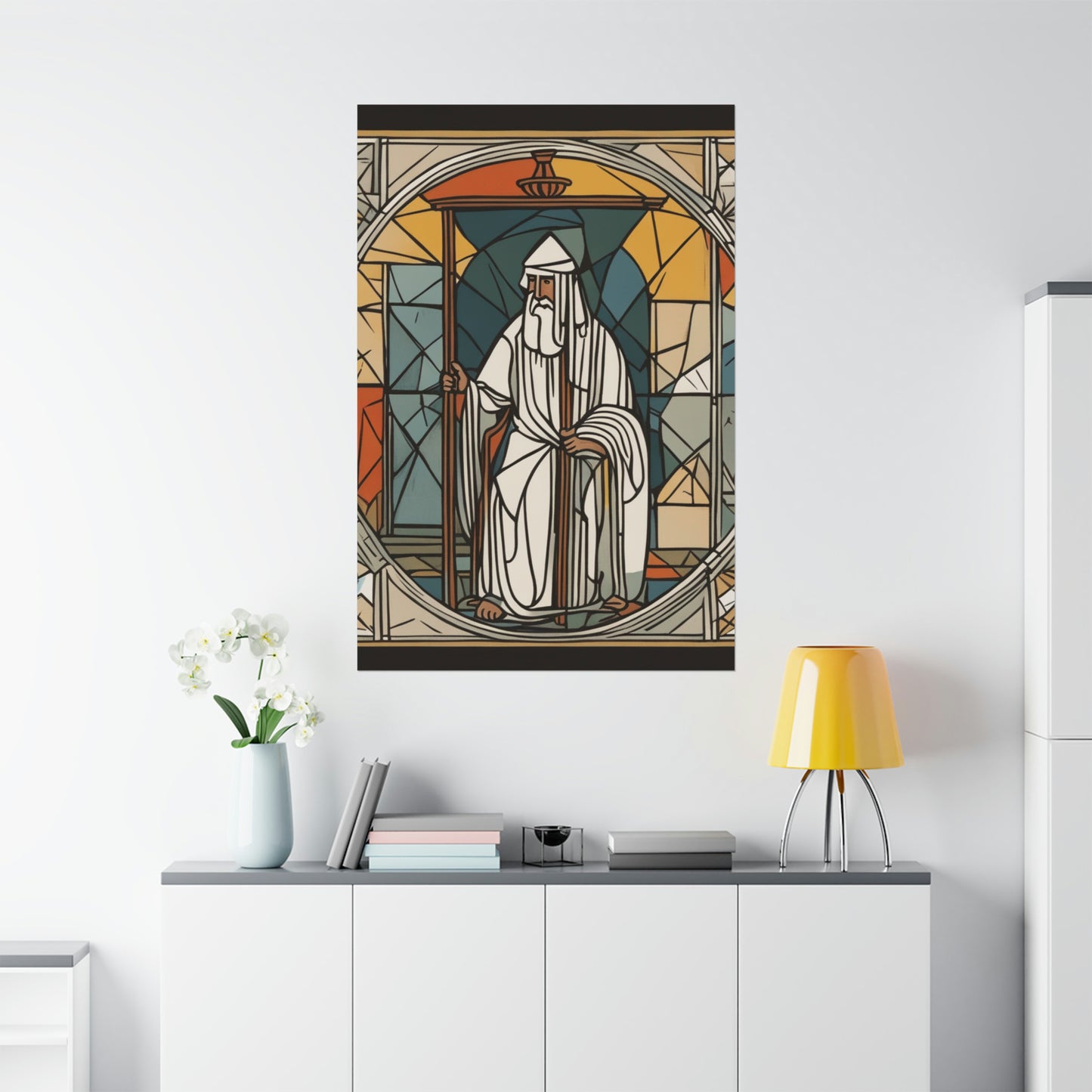 "Picasso-Inspired 'The Hermit' Poster Print" by PenPencilArt