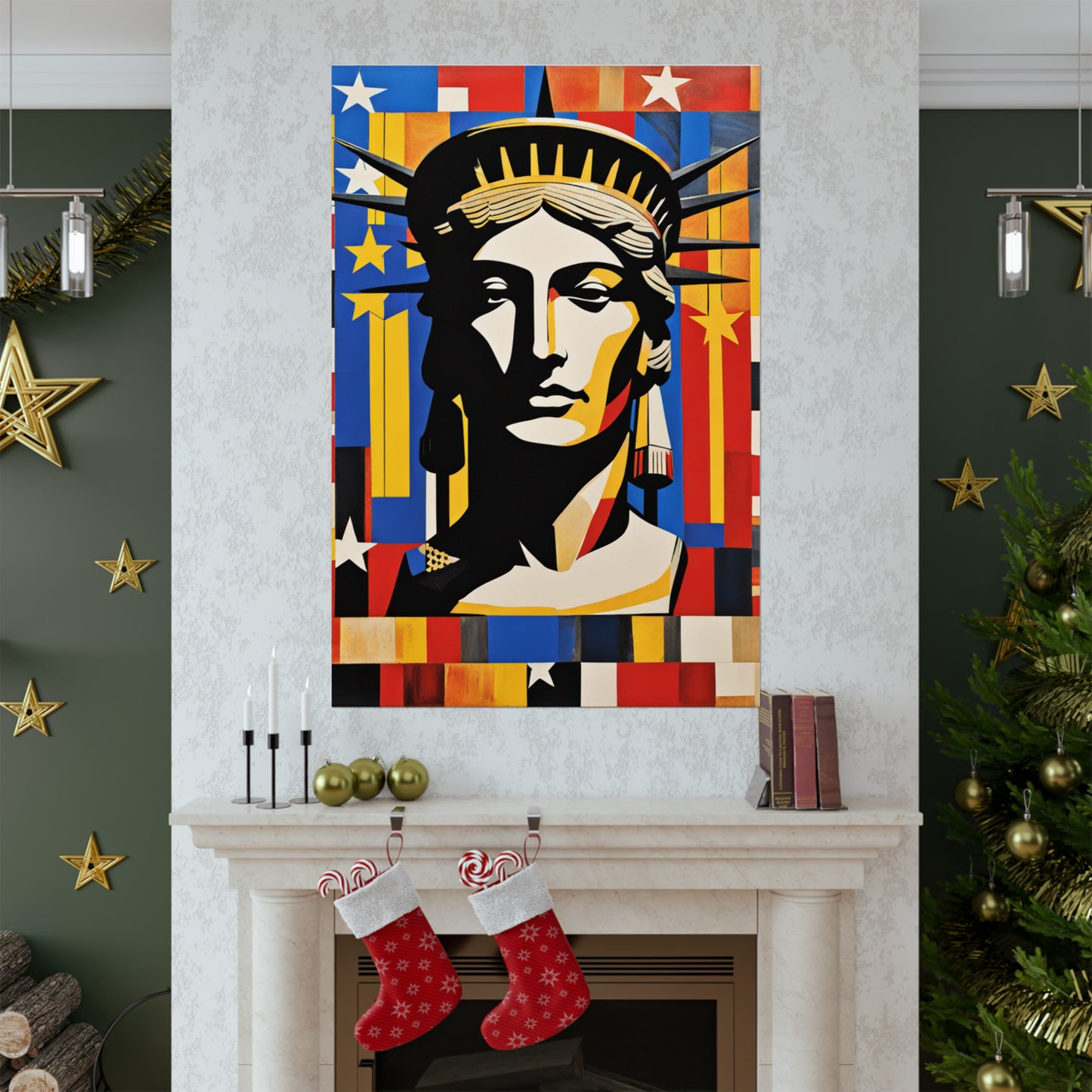 "Justice Poster Print Inspired by Jasper Johns | Creative Art Print" by PenPencilArt