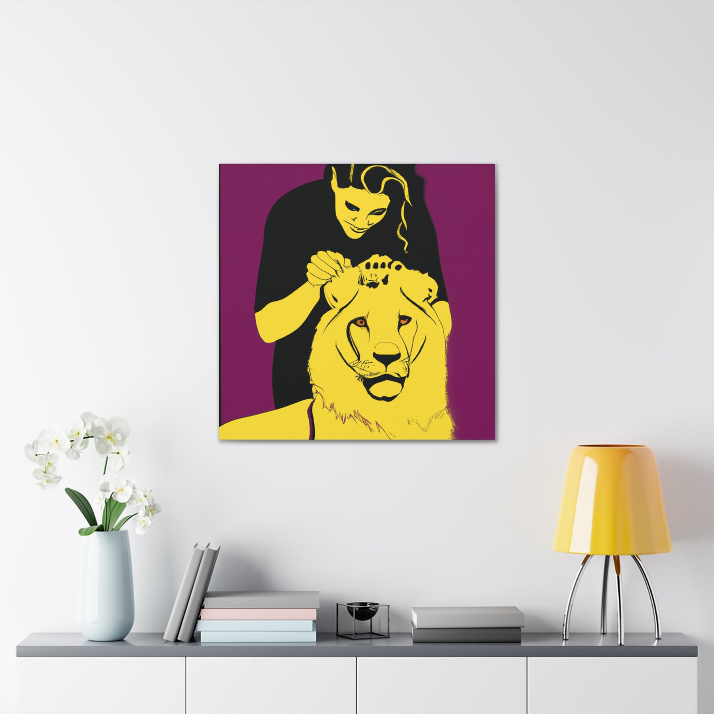 "Strength Inspired by Andy Warhol: Canvas Prints" by PenPencilArt