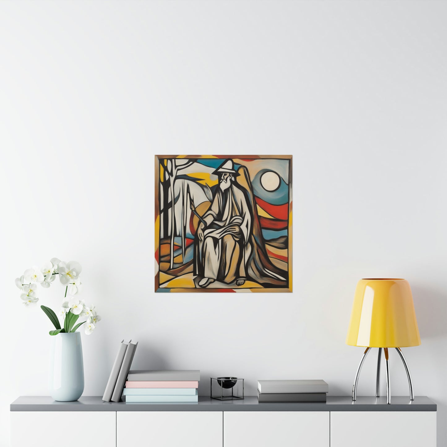 "Style-Inspired Poster Print: Willem de Kooning's "The Hermit" by PenPencilArt