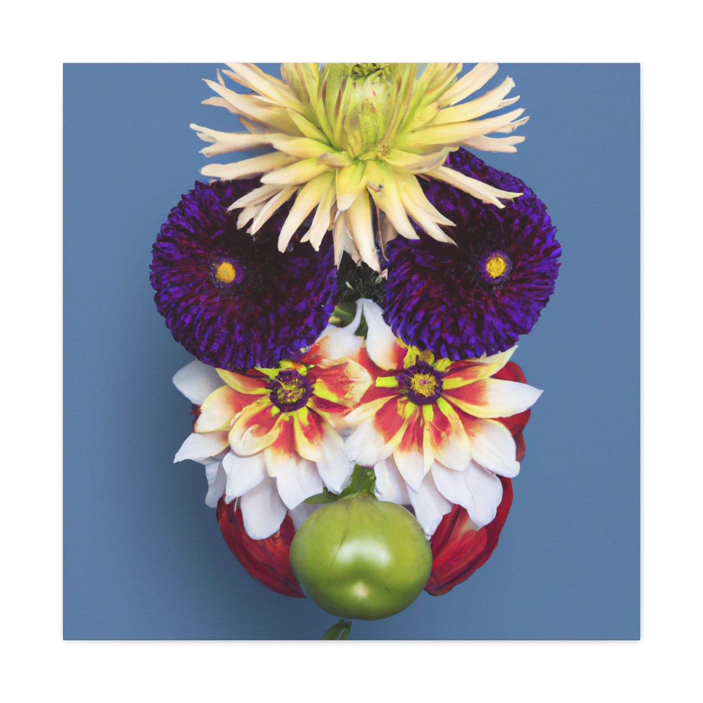 "Jeff Koons-Inspired Flower Canvas Prints" by PenPencilArt