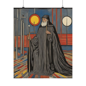 "The Hermit Poster Inspired by Jasper Johns | Modern Art Decor" by PenPencilArt