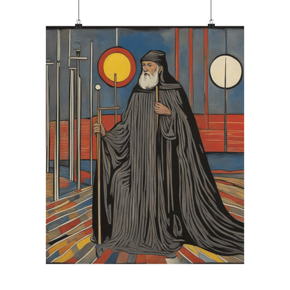 "The Hermit Poster Inspired by Jasper Johns | Modern Art Decor" by PenPencilArt