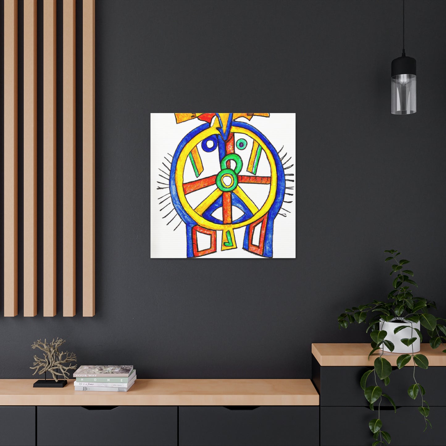 "Modern Fortune Canvas Print Inspired by Pablo Picasso" by PenPencilArt