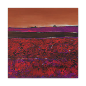 "Clyfford Still-Inspired Desert Landscape Canvas Prints" by PenPencilArt