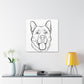 "Happy Dog Canvas Prints Inspired by James Gill" by PenPencilArt