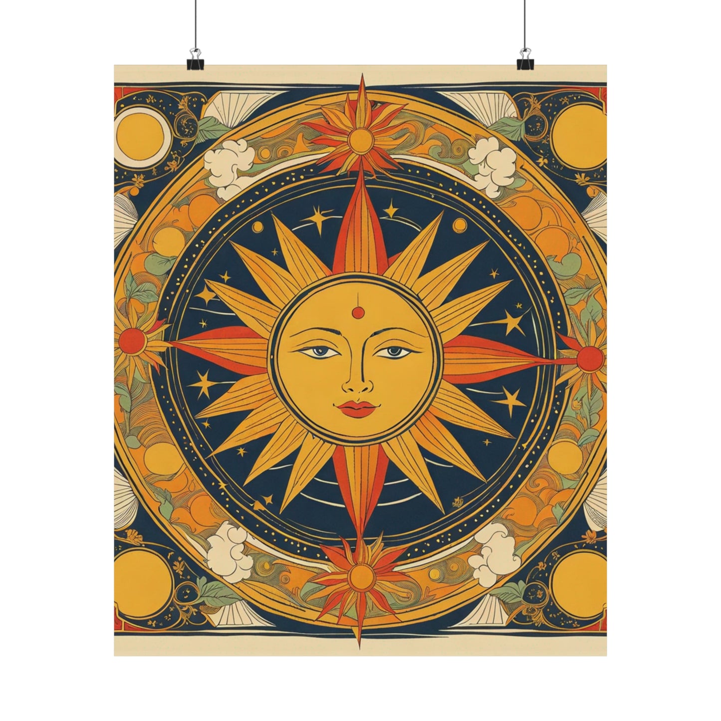 "Nara Yoshimoto-Inspired 'The Sun' Poster Print" by PenPencilArt