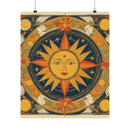 "Nara Yoshimoto-Inspired 'The Sun' Poster Print" by PenPencilArt