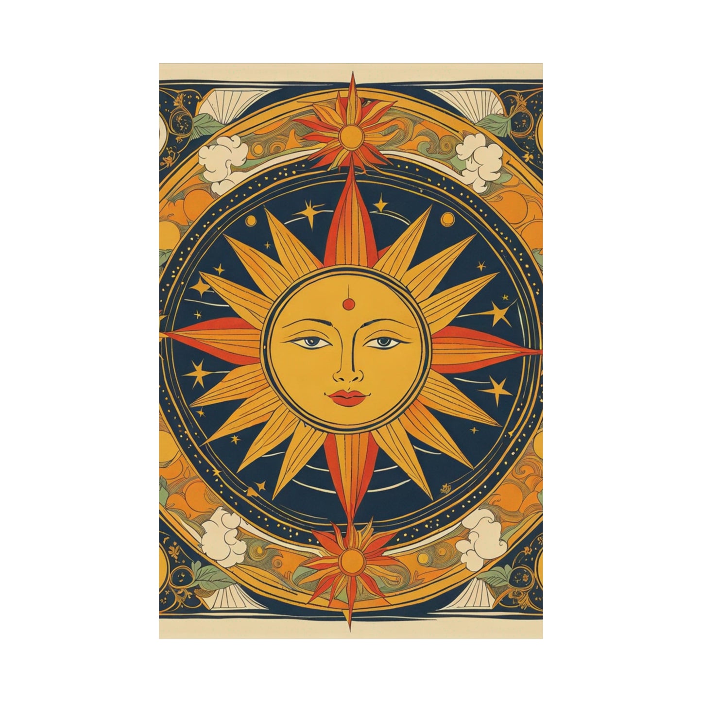 "Nara Yoshimoto-Inspired 'The Sun' Poster Print" by PenPencilArt