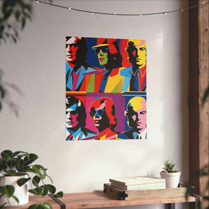 "Andy Warhol-Inspired Justice Poster Prints for Home Decor" by PenPencilArt