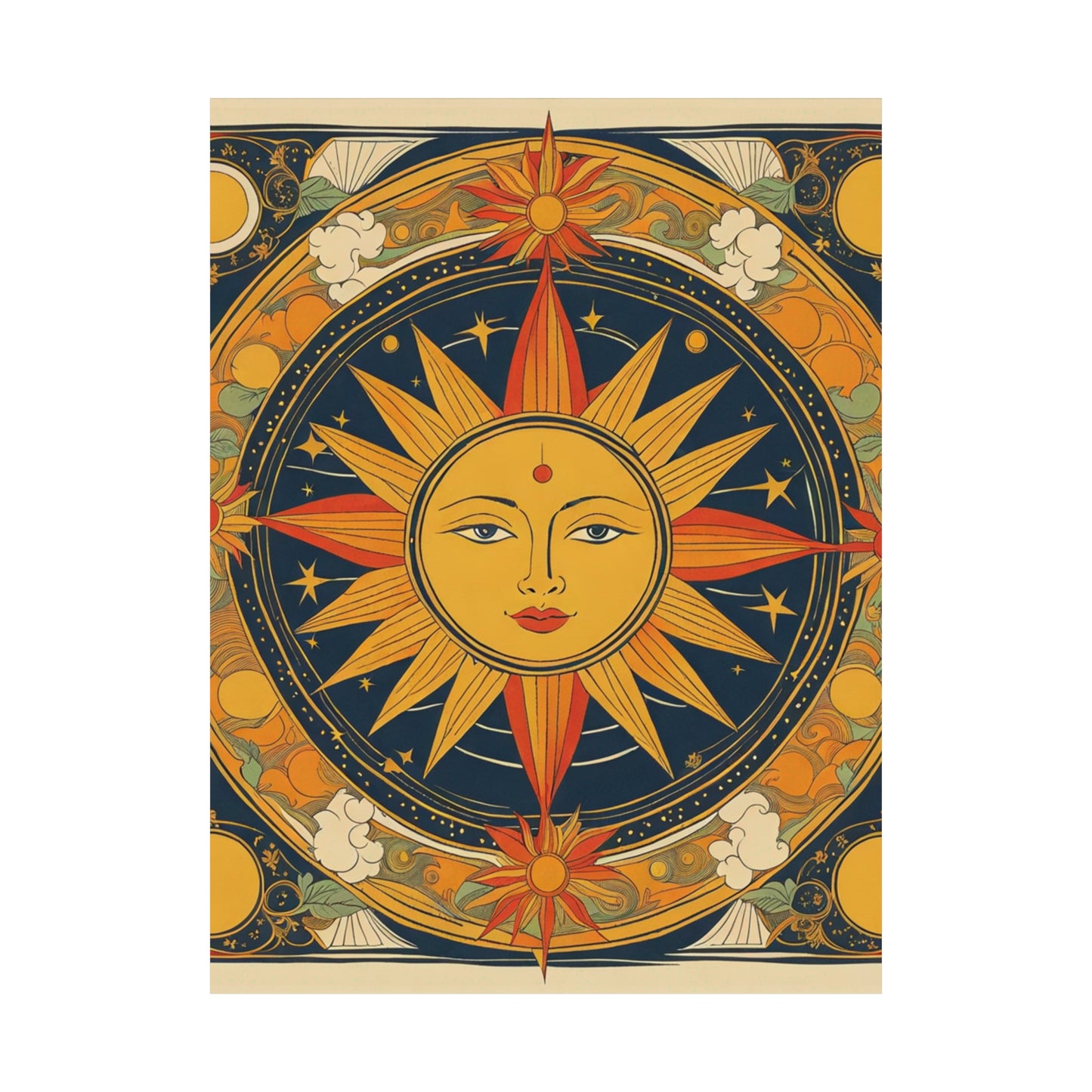 "Nara Yoshimoto-Inspired 'The Sun' Poster Print" by PenPencilArt