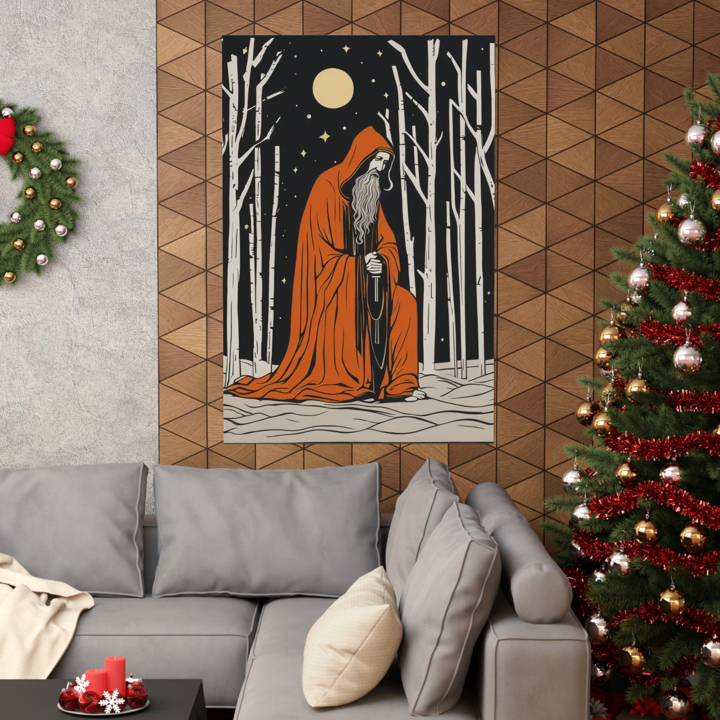 "Art Print of "The Hermit" Inspired by Clyfford Still - Decor Your Home" by PenPencilArt