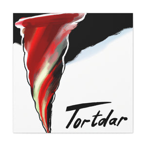 "Texas Tornado Canvas Print Inspired by Georgia O'Keeffe" by PenPencilArt