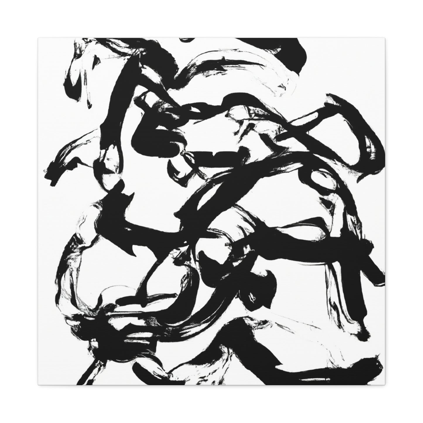 "Abstract Texas Tornado Wall Art in Willem de Kooning Style" by PenPencilArt