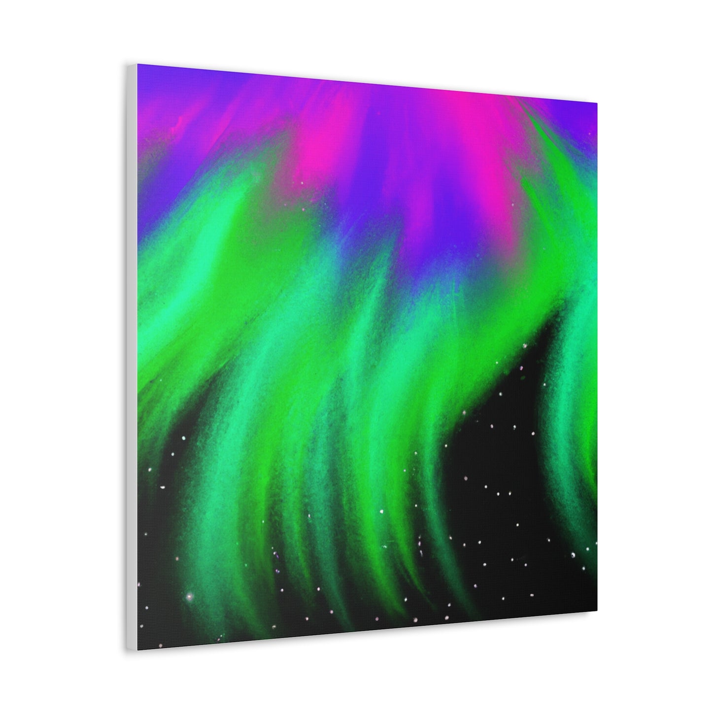 "Jasper Johns Inspired Aurora Borealis Canvas Print - An Artistic Addition to Your Home Decor" by PenPencilArt